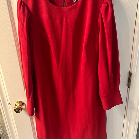 The Limited red shift dress exposed zipper perfect for Christmas - Picture 5 of 5